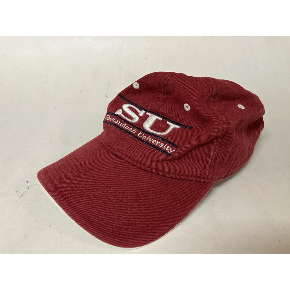 Shenandoah University Hat Maroon Adjustable The Game Strapback Dad Hat Ball Cap‎